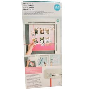 AMERICAN CRAFTS WE R MEMORY KEEPERS LASER SQUARE AND MAT NIB